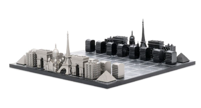 World Icons Chess Board by Skyline Chess