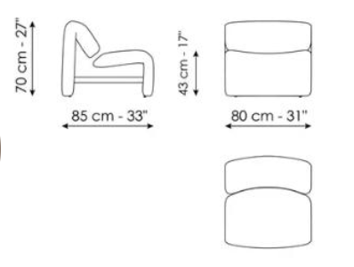Avant Garde Lounge Chair by Bonaldo