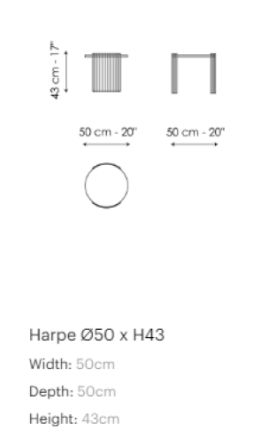 Harpe Coffee Table by Bonaldo