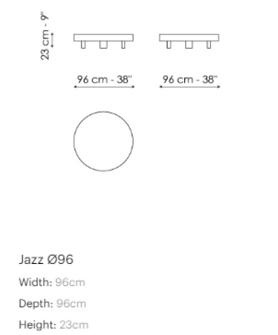 Jazz Side Table by Bonaldo