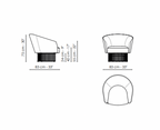 Bruno Armchair by Bonaldo