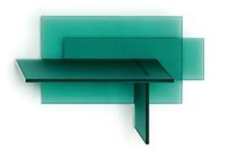 Kazimir Shelf by Glas Italia
