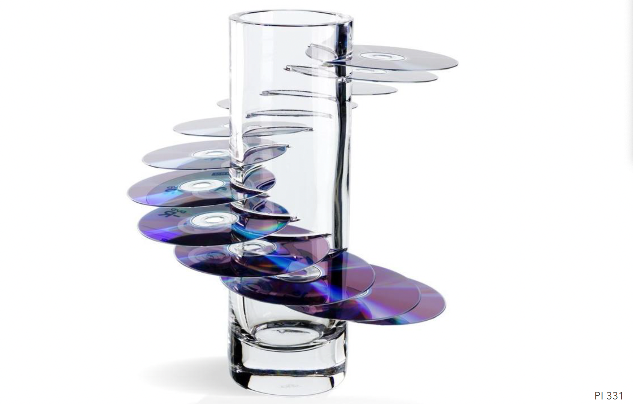 Tower Disc Vase by Mario Cioni
