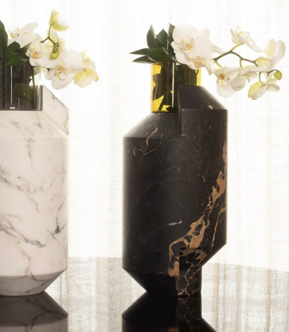 Toucana Marble Candleholder by Ooumm