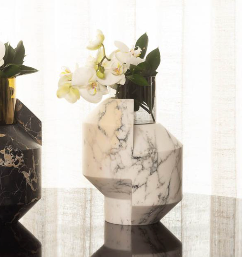 Toucana Marble Candleholder by Ooumm