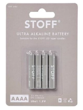 Led Candle Batteries by Stoff Copenhagen
