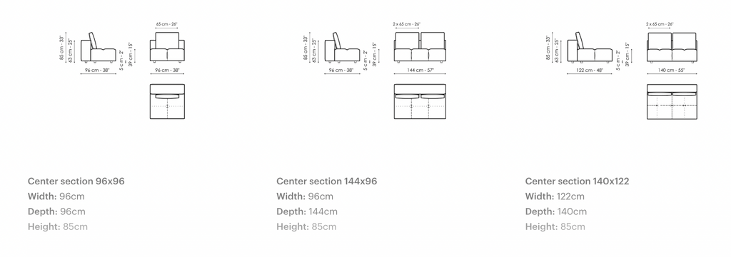 Bonamour Contemporary Modular Sofa by Bonaldo
