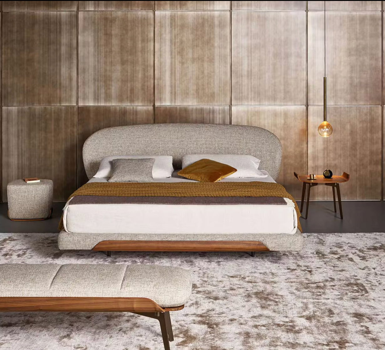 Olos King-sized Bed by Bonaldo