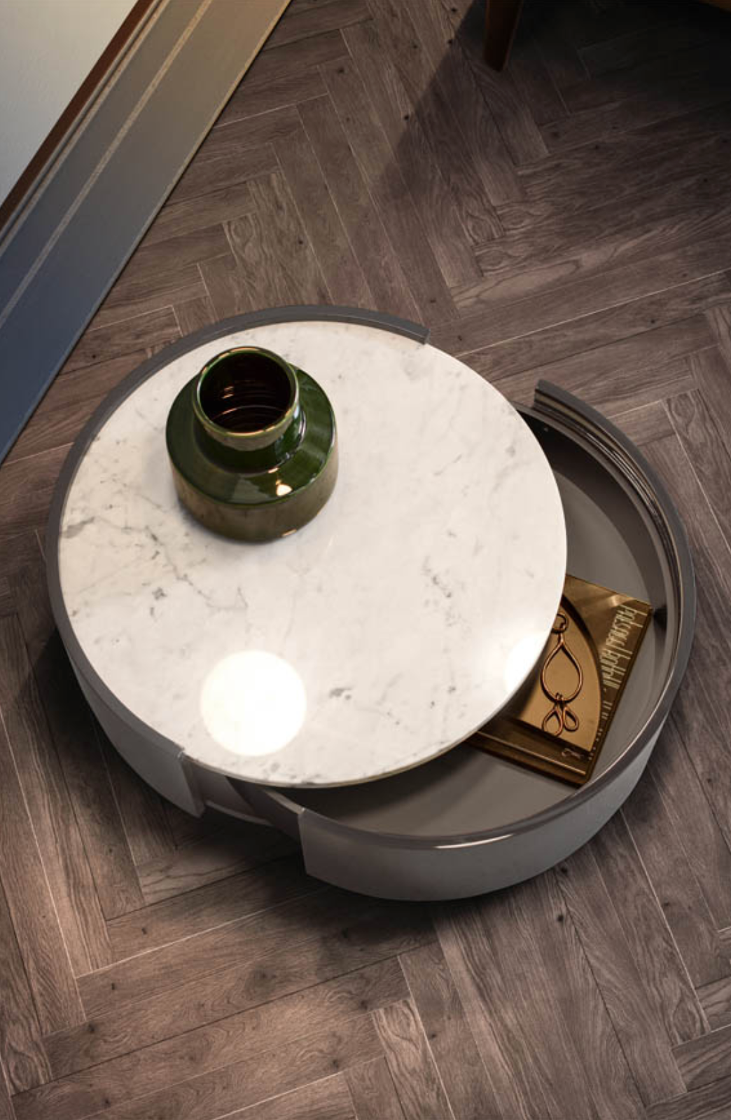 Dedalo Drawer Bedside Table by Pianca