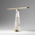 Traccia Gold Calacatta Marble Table Lamp by Italamp