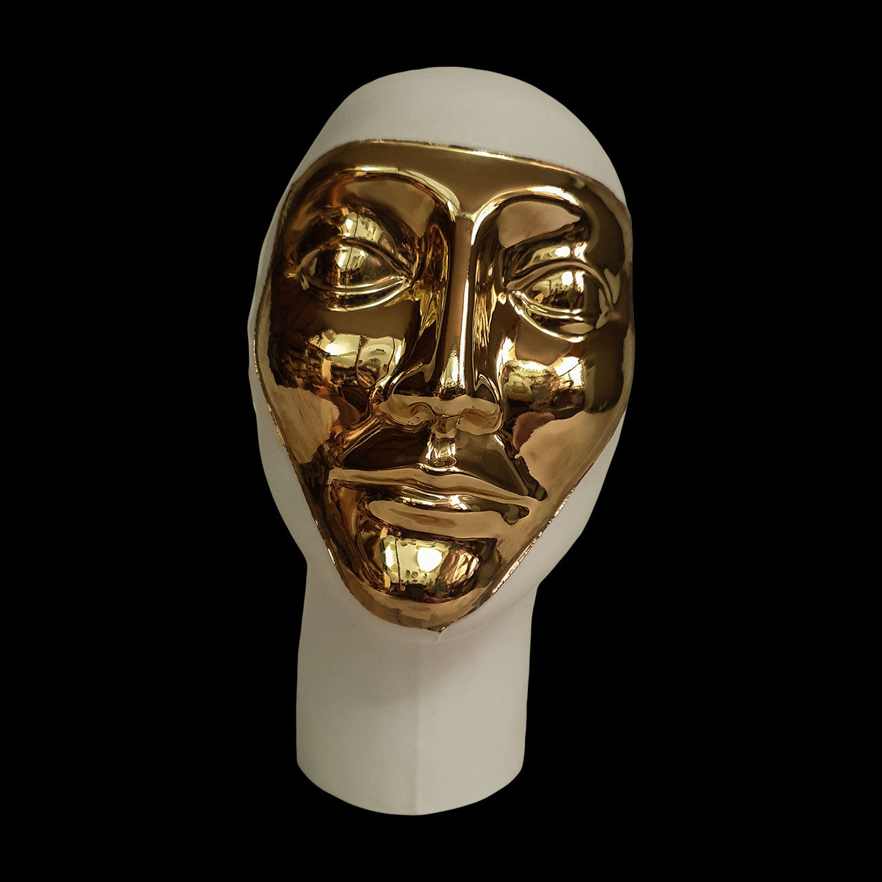 Golden Mask Porcelain Head by Elica