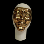 Golden Mask Porcelain Head by Elica