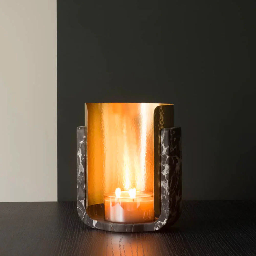 Cassiopee Marble & Brass Candle by oOumm