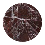 Rosso Lepanto marble swatch by Alinea Design Objects.