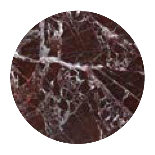 Rosso Lepanto marble swatch by Alinea Design Objects.