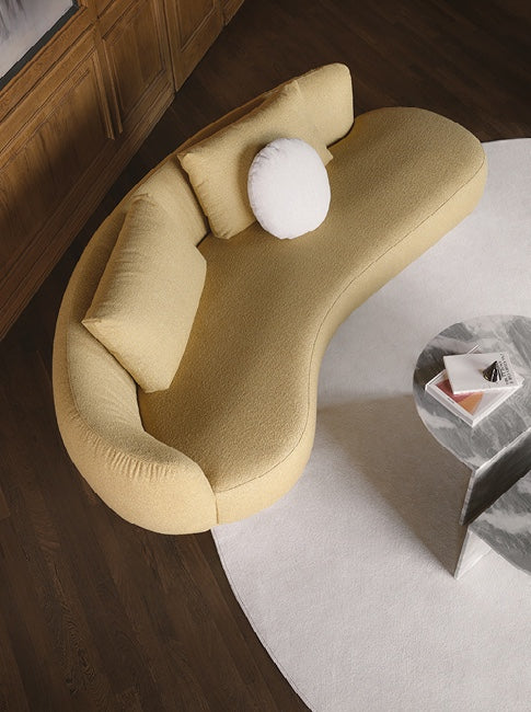 Amalfi by Nicoline Italia - Luxury Curved Sofa in Retro-Inspired Design