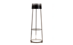 Antea Titanium Glass Floor Lamp by Italamp