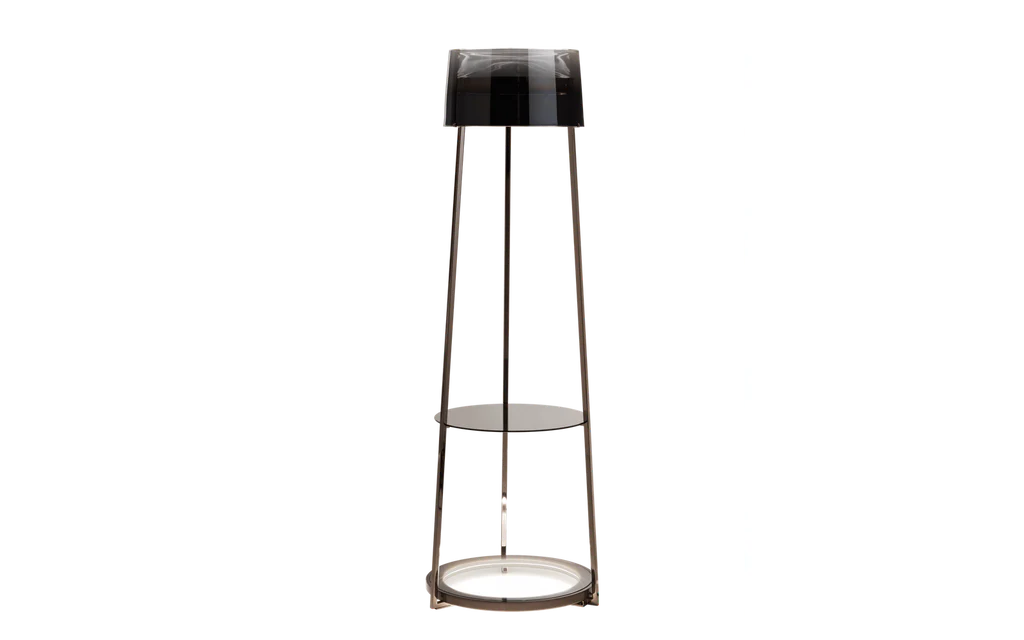 Antea Titanium Glass Floor Lamp by Italamp