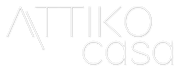 ATTIKO CASA white logo on a transparent background.