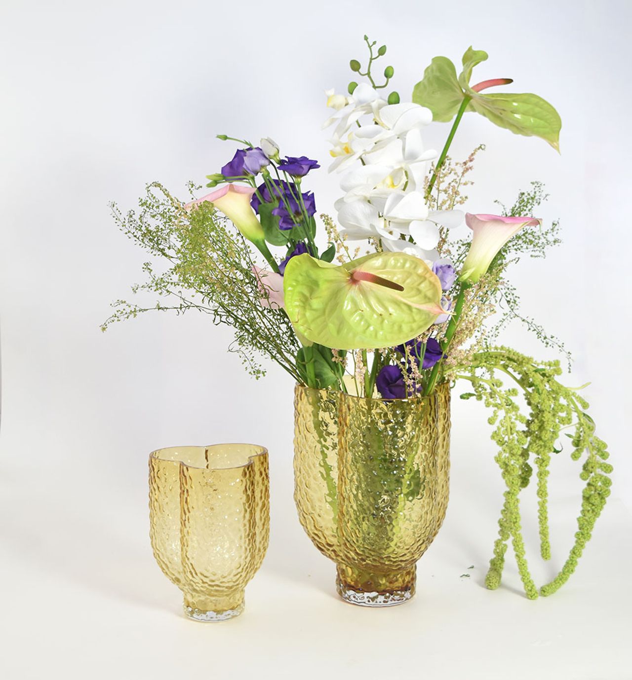 Arura Trio Vase Yellow by AYTM