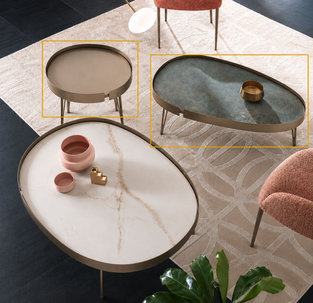 Lumiere Side Table by Riflessi