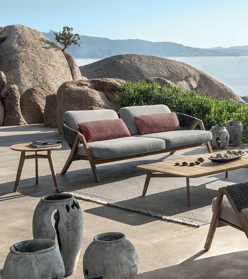 Knit Outdoor Table by Ethimo