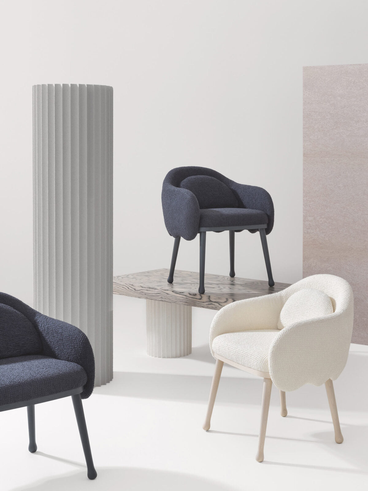 Corolla Lounge Armchair by Billiani