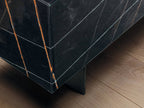 Materia Wall-Mounted Glass TV Unit by LAGO