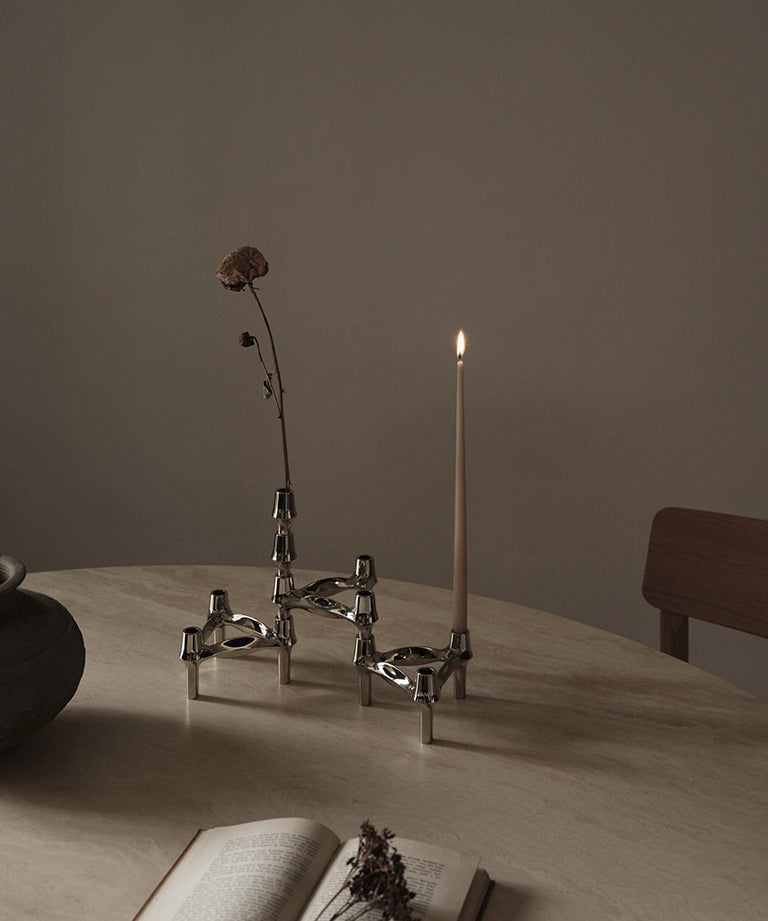 BMF Candleholder Chrome by Stoff