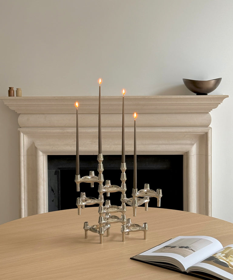 BMF Candleholder Chrome by Stoff