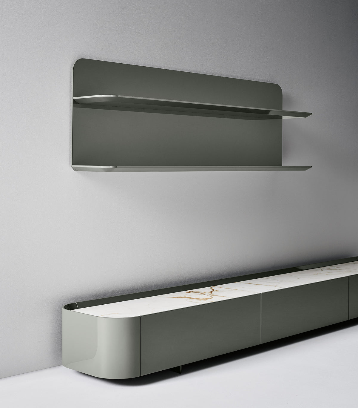 Arragan TV Unit & Shelf by Bonaldo