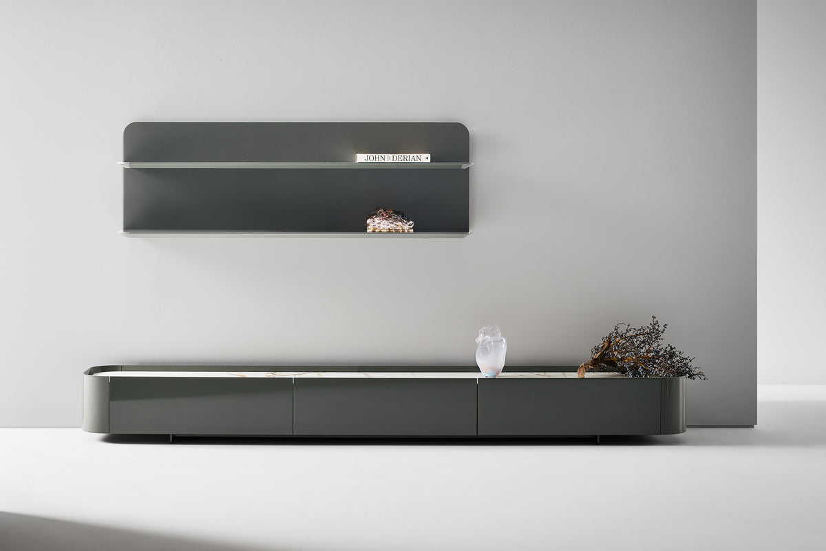 Arragan TV Unit & Shelf by Bonaldo