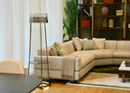 Antea Titanium Glass Floor Lamp by Italamp