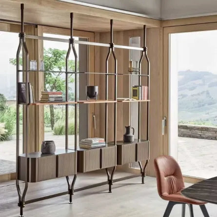 Charlotte Bookcase & Shelves by Bontempi Casa