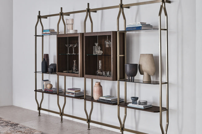 Charlotte Bookcase & Shelves by Bontempi Casa