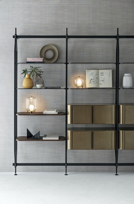 Charlotte Bookcase & Shelves by Bontempi Casa