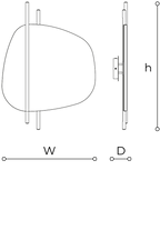 Clip Wall Lamp by Italamp