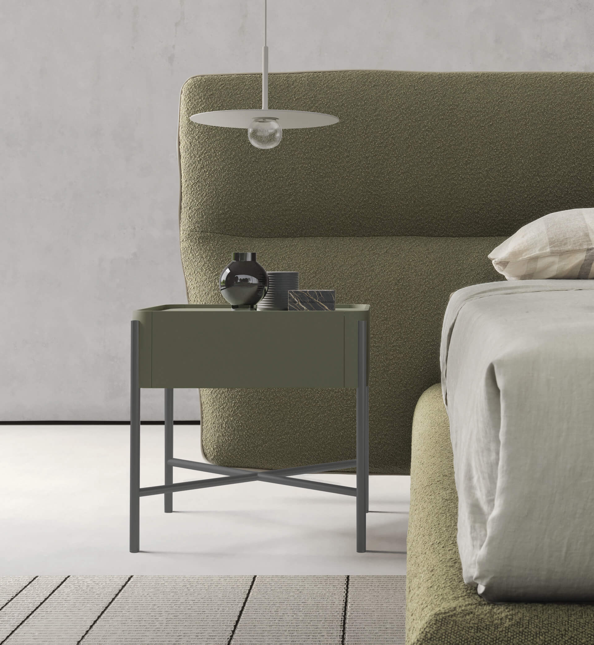 Dolly by Presotto - Luxury Bedside Table