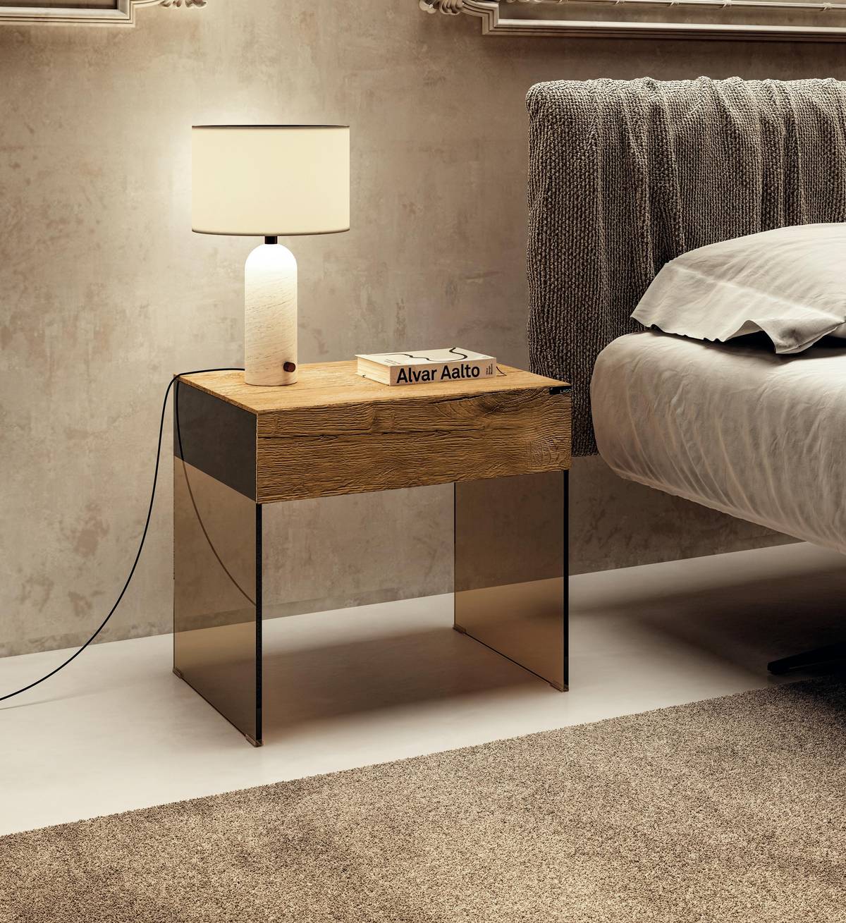 Class Bedside Table by LAGO