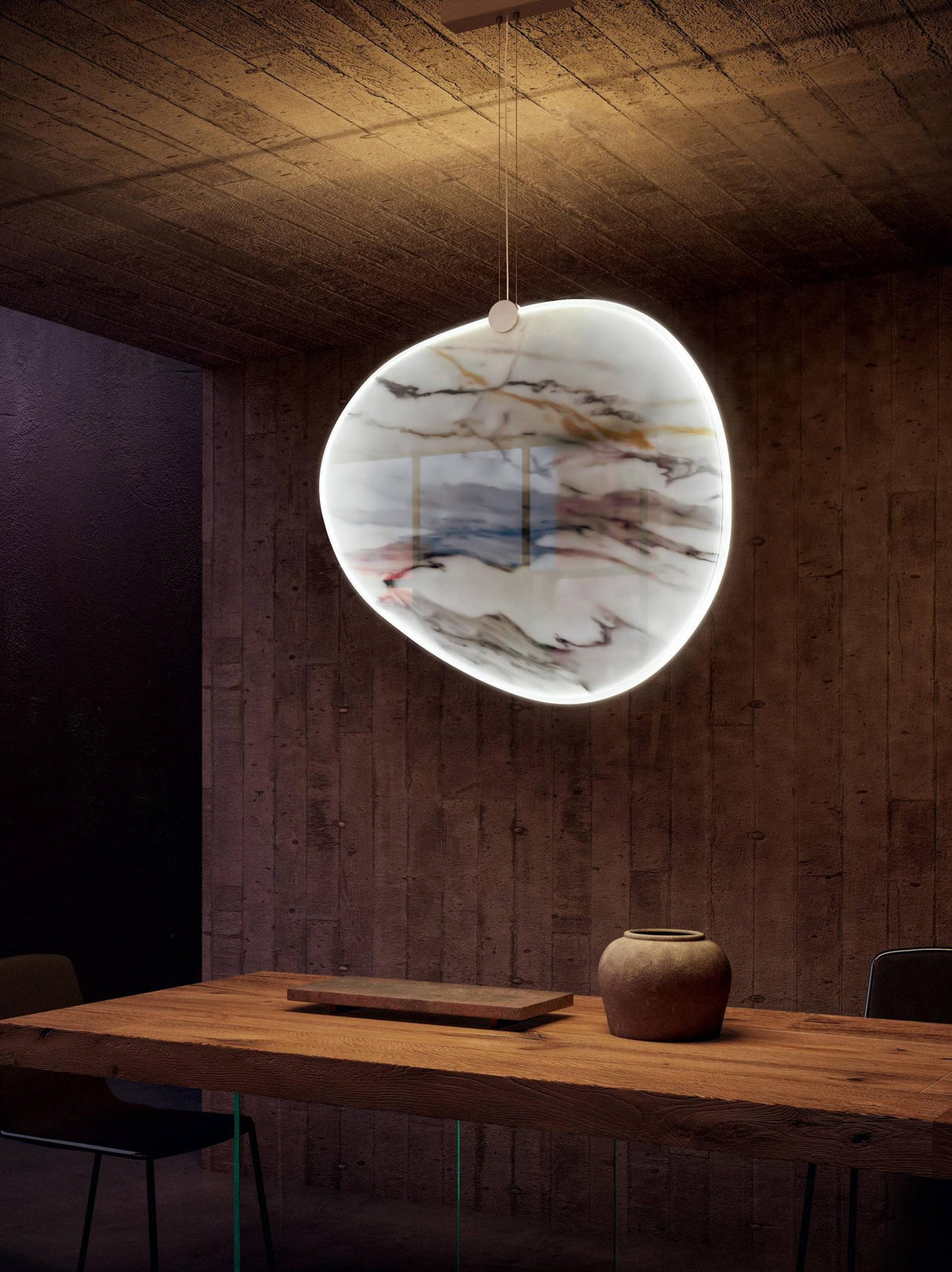 Glee Marble Pendant Lamp by LAGO