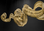 Genesis Floating Knit Double Linear Sculpture by Terzani