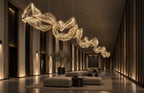 Genesis Floating Knit Double Linear Sculpture by Terzani