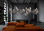 Genesis Floating Knit Double Linear Sculpture by Terzani
