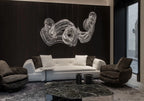 Genesis Floating Knit Linear Sculpture by Terzani