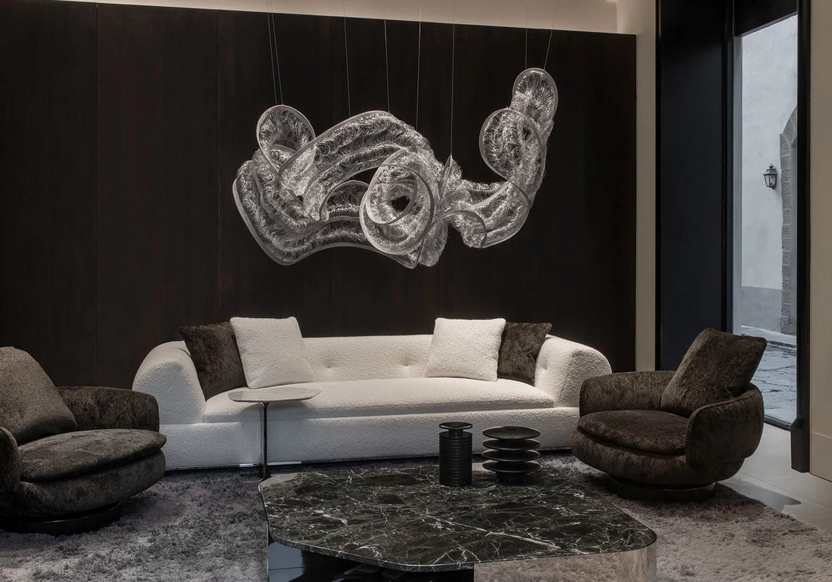 Genesis Floating Knit Linear Sculpture by Terzani