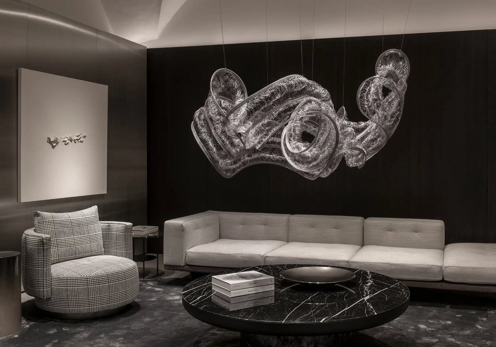 Genesis Floating Knit Linear Sculpture by Terzani