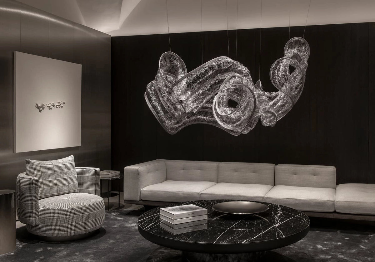Genesis Floating Knit Linear Sculpture by Terzani