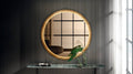 Kibi Elegant Illuminated Round Mirror by LAGO