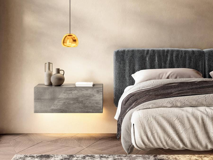 36e8 Bedside Table by LAGO Design - Luxury Floating Nightstand