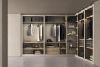 Sipario Wardrobe Composition Milano & Cornice Doors by Pianca